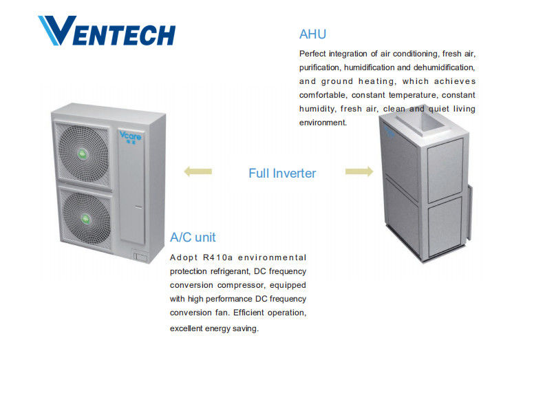 Clean Comfortable CE certified 7hp Whole House Ac Unit For 1200 Sq Ft House